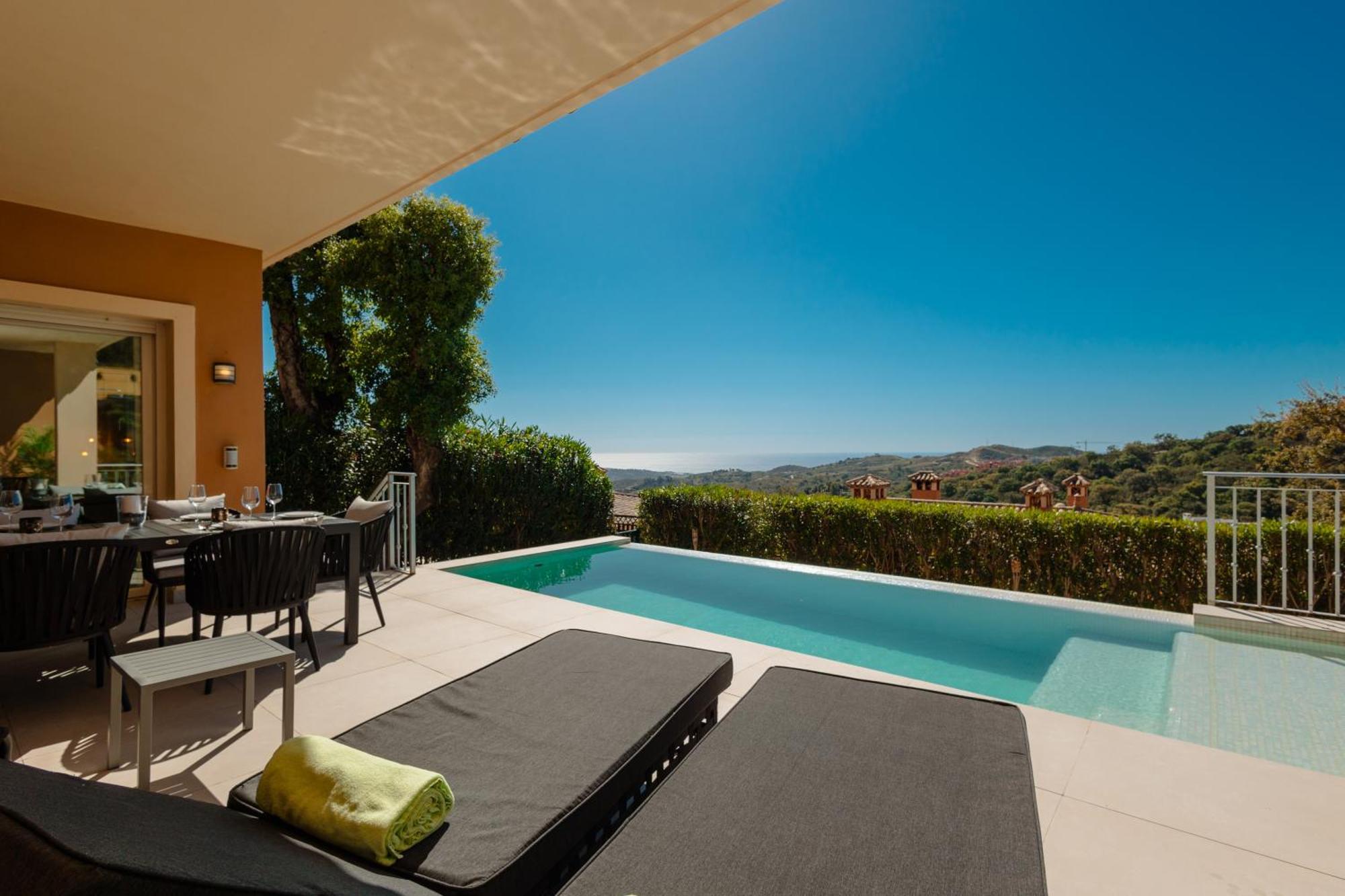 Private Heatable Infinity Pool With Sea Views In La Mairena, Marbella Apartment Sitio de Calahonda Ngoại thất bức ảnh